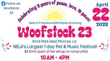 Woofstock 23 at Kiroli Park in West Monroe!